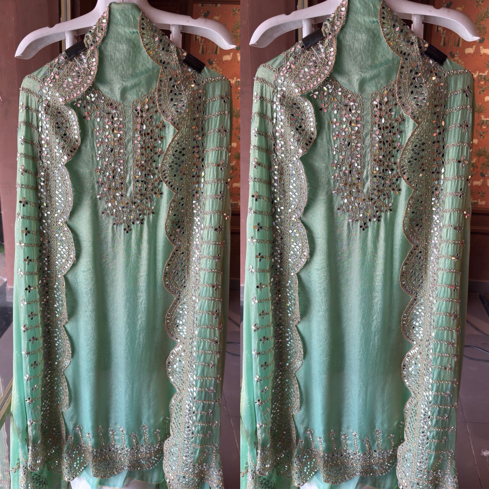 Pure glass tissue shirt